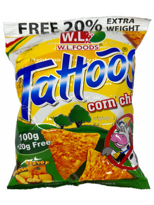 Tattoos コーンチップス　チーズ味